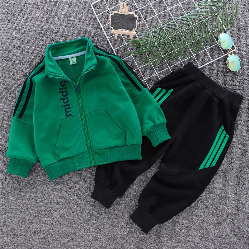 [119297] -Setelan Jaket Keren Anak - Motif Alphabet