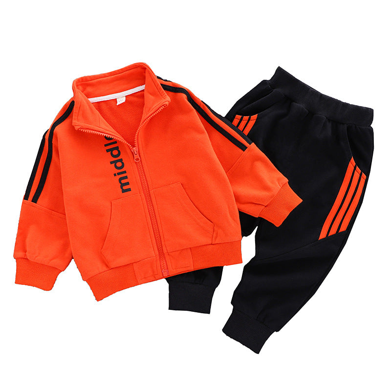 [119297] -Setelan Jaket Keren Anak - Motif Alphabet