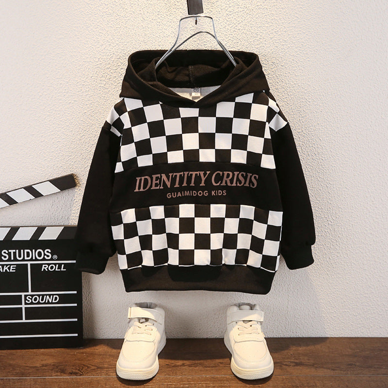[119322] - Atasan Sweater Hoodie Anak - Motif Identity Crisis