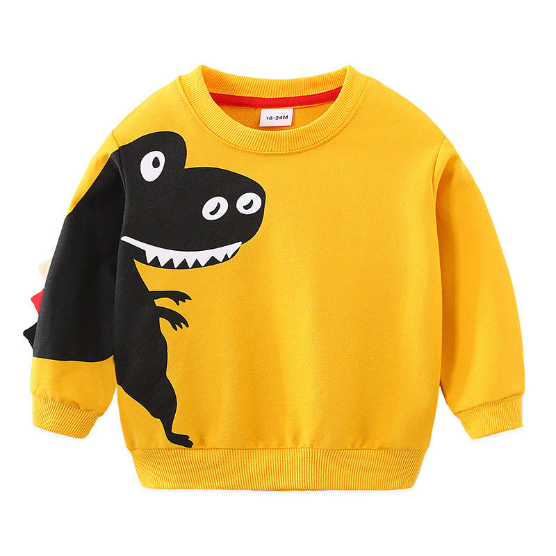 [119330] - Atasan Sweater Style Santai Anak - Motif Monster 3D