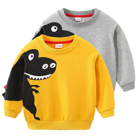 [119330] - Atasan Sweater Style Santai Anak - Motif Monster 3D