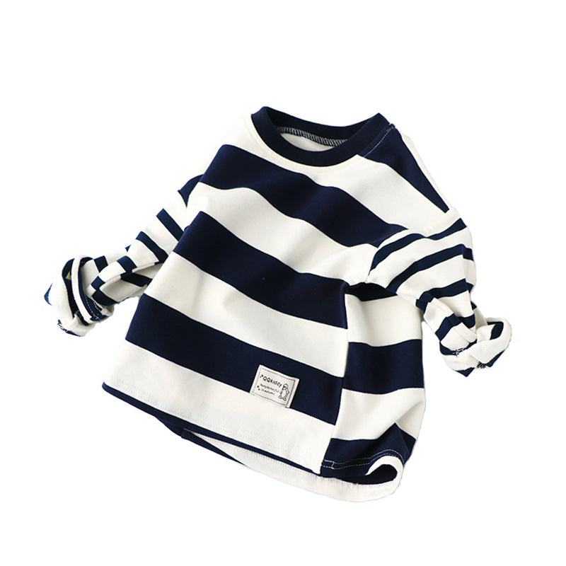 [119342] - Atasan Kaos Panjang Fashion Anak - Motif Striped Gradation