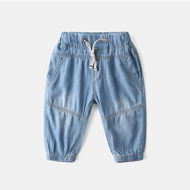 [119332] - Celana Casual Anak Jogger Model Jeans Style - Motif Color Gradation