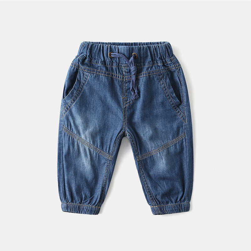 [119332] - Celana Casual Anak Jogger Model Jeans Style - Motif Color Gradation