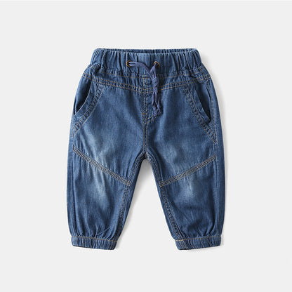 [119332] - Celana Casual Anak Jogger Model Jeans Style - Motif Color Gradation