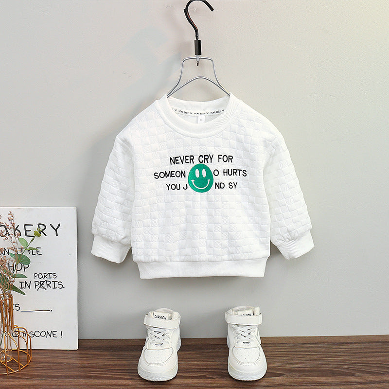 [119354] - Atasan Sweater Crewneck Lengan Panjang Anak Cowok Cewek - Motif Never Cry