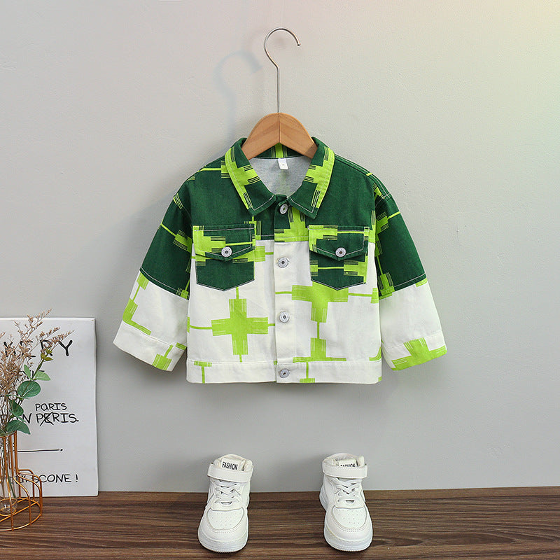 [119356] - Atasan Sweater Jaket Hoodie Import Lengan Panjang Anak Cowok - Motif Cross Line