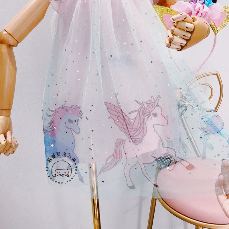 [363140] - Dress Fashion Anak Perempuan Modish / Dress Anak Import - Motif Beautiful Pegasus