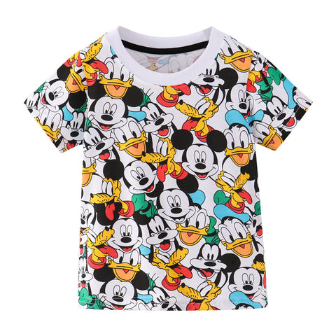 [357214] - Atasan Anak / Kaos Anak / Atasan Summer Anak Trendi - Motif Cartoon Disney