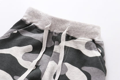 [357178] - Bawahan Anak / Celana Jogger Anak - Motif Gray Army Camouflage