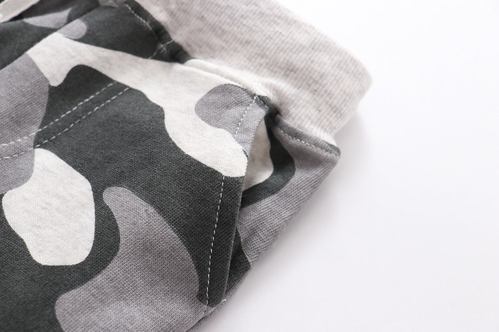 [357178] - Bawahan Anak / Celana Jogger Anak - Motif Gray Army Camouflage