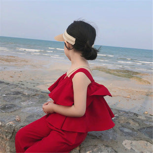 [363126] - Setelan Fashion Anak Perempuan Modis - Motif Smooth Folds