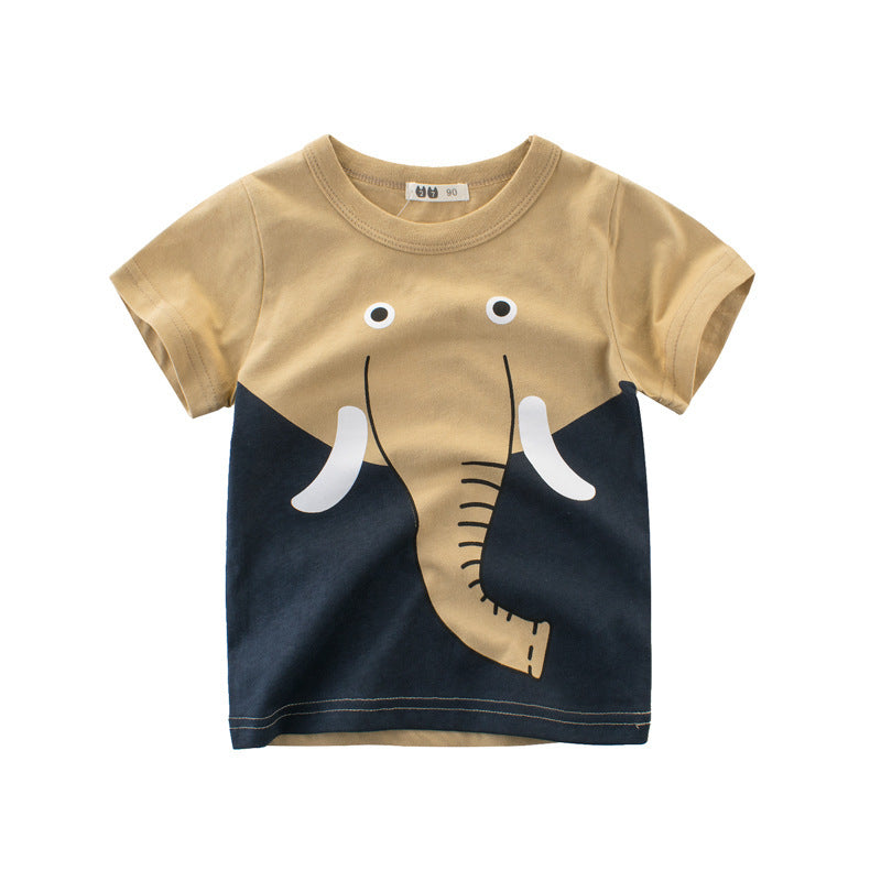 [121169] - IMPORT Baju Atasan Anak / Kaos Anak / T-shirt Anak - Motif Happy Elephant