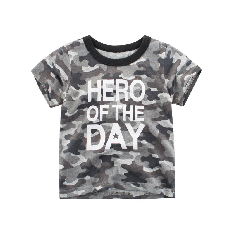 [121187] - IMPORT Baju Atasan Anak / Kaos Anak / T-shirt Anak - Motif Hero Of The Day