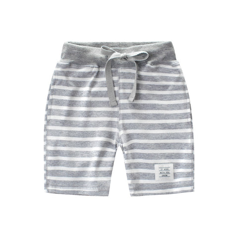 [121198-LIGHT GRAY] - Celana Santai Anak / Celana Training Anak - Motif Solid Line