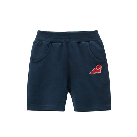 [121200-NAVY] - Celana Santai Anak / Celana Training Anak - Motif Triceratops
