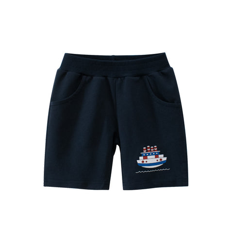 [121204] - Celana Jogger Anak / Celana Santai Anak - Motif Steam Ship