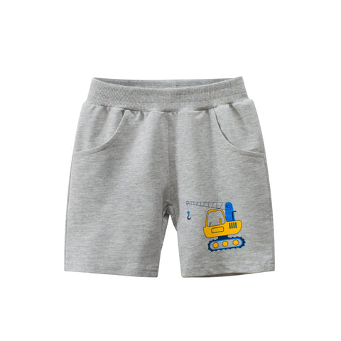 [121205] - Celana Jogger Anak / Celana Santai Anak - Motif Crane Car