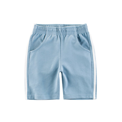 [121214-LIGHT BLUE] - Celana Santai Anak / Celana Training Anak - Motif Side Line