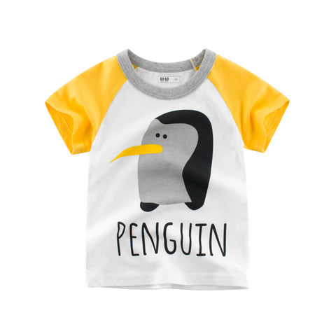 [121219] - Atasan Anak / Kaos Anak Trendi - Motif Penguin Boy