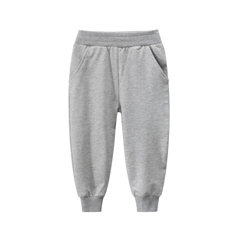 [121293-LIGHT GRAY] - Celana Jogger Polos Anak - Motif Plain Color (digabung ke 121293-Navy)