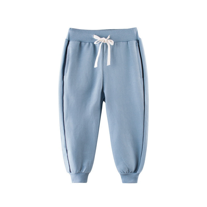 [121299-BLUE] - Celana Jogger Anak / Celana Santai Anak - Motif Big Rope