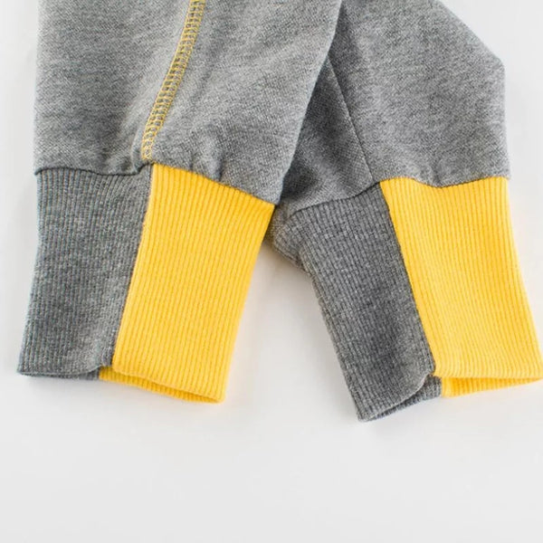 [121303-GRAY] - Celana Jogger Polos Anak - Motif Sewing Line