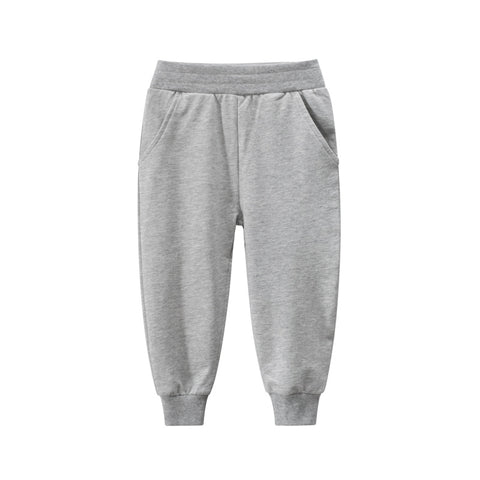 [121293-LIGHT GRAY] - Celana Jogger Polos Anak - Motif Plain Color (digabung ke 121293-Navy)