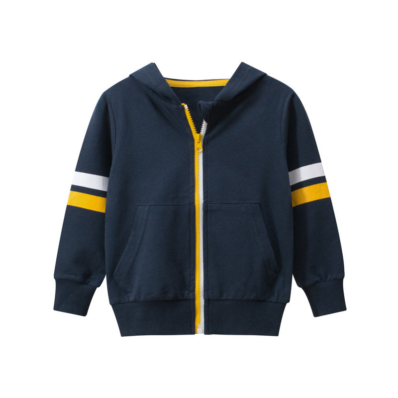 [121311] - Atasan Jaket Style Casual Anak - Motif Color Zipper