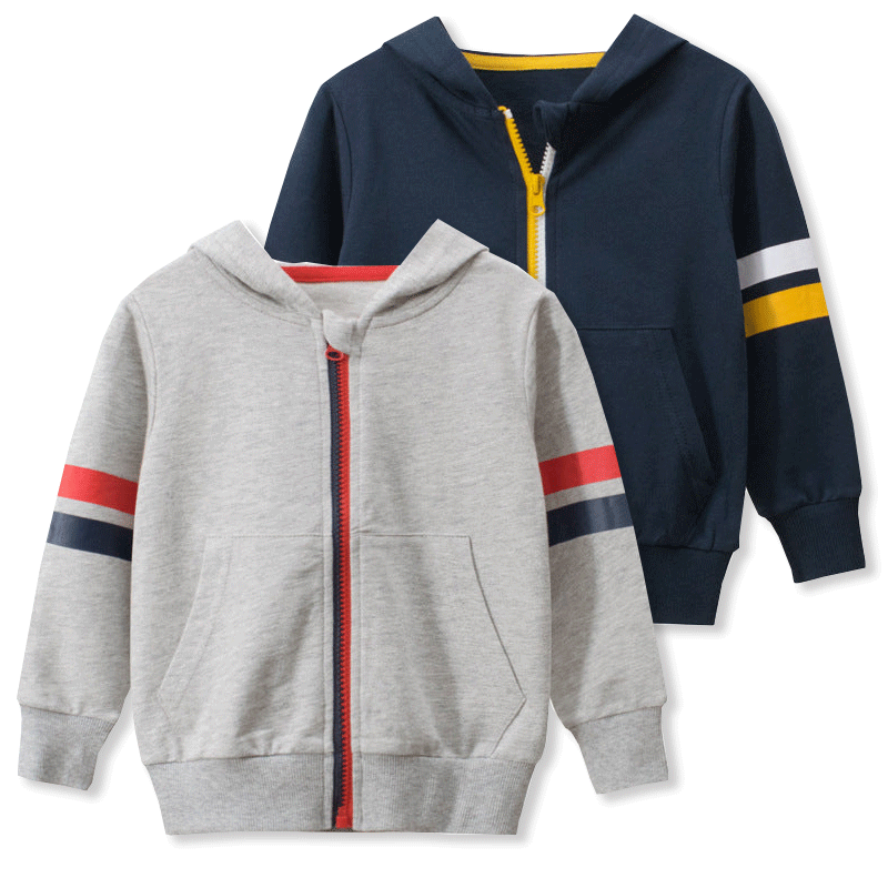 [121311] - Atasan Jaket Style Casual Anak - Motif Color Zipper