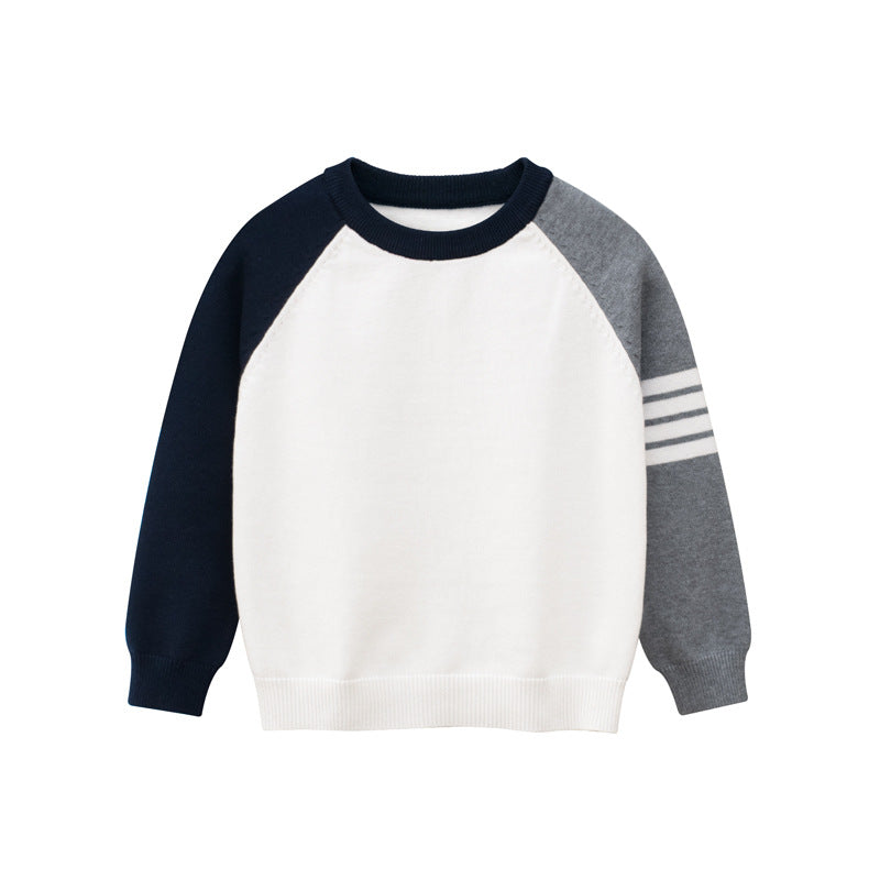 [121314] - Atasan Sweater Style Casual Anak - Motif Abstract Collor
