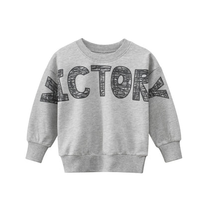 [121315] - Atasan Sweater Import Style Casual Anak - Motif Victory Alphabet
