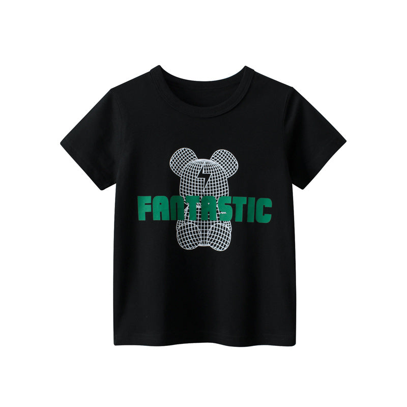[121321] - Baju Atasan Kaos Lengan Pendek Anak Laki-Laki - Motif Fantastic