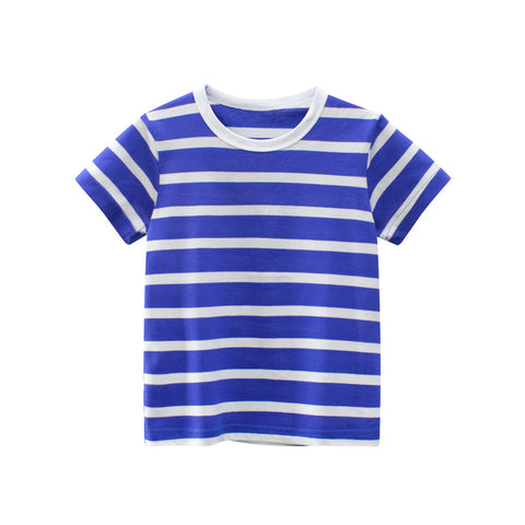 [121361] - Baju Atasan Kaos Lengan Pendek Anak Cowok Cewek - Motif Tiny Striped