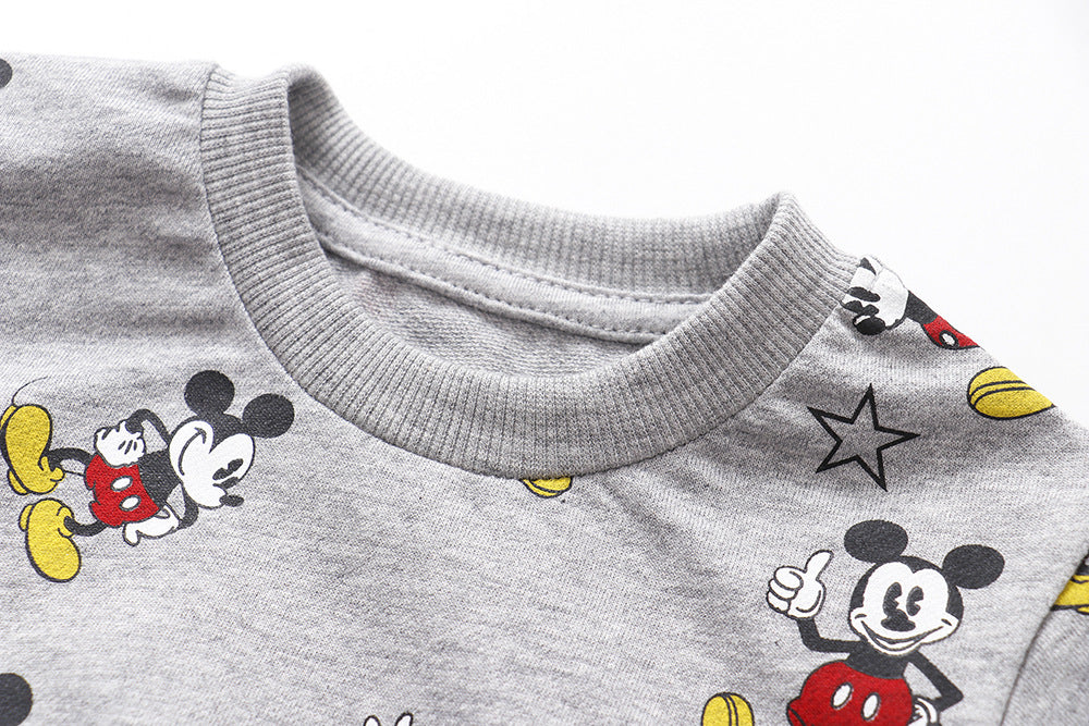 [357434] - Atasan Sweater Anak / Atasan Sweater Anak Trendi - Motif Mickey Star