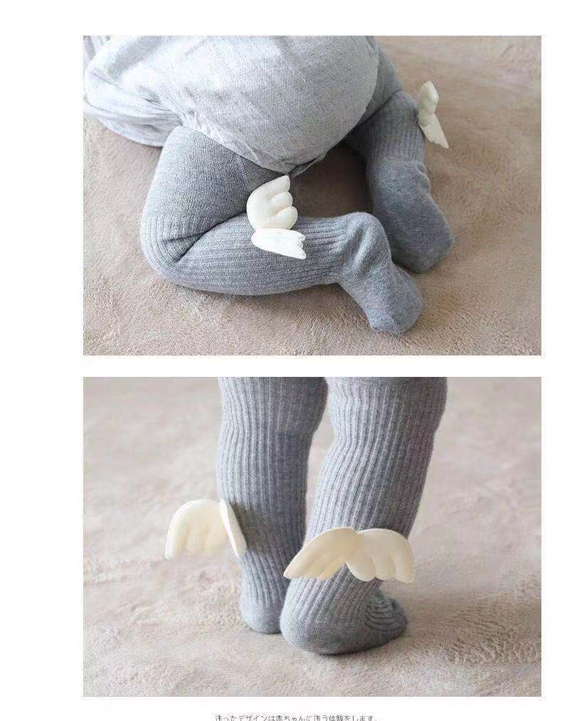 [352351] - Celana 3D Legging Stocking Kaos Kaki Anak Perempuan - Motif Small Wings