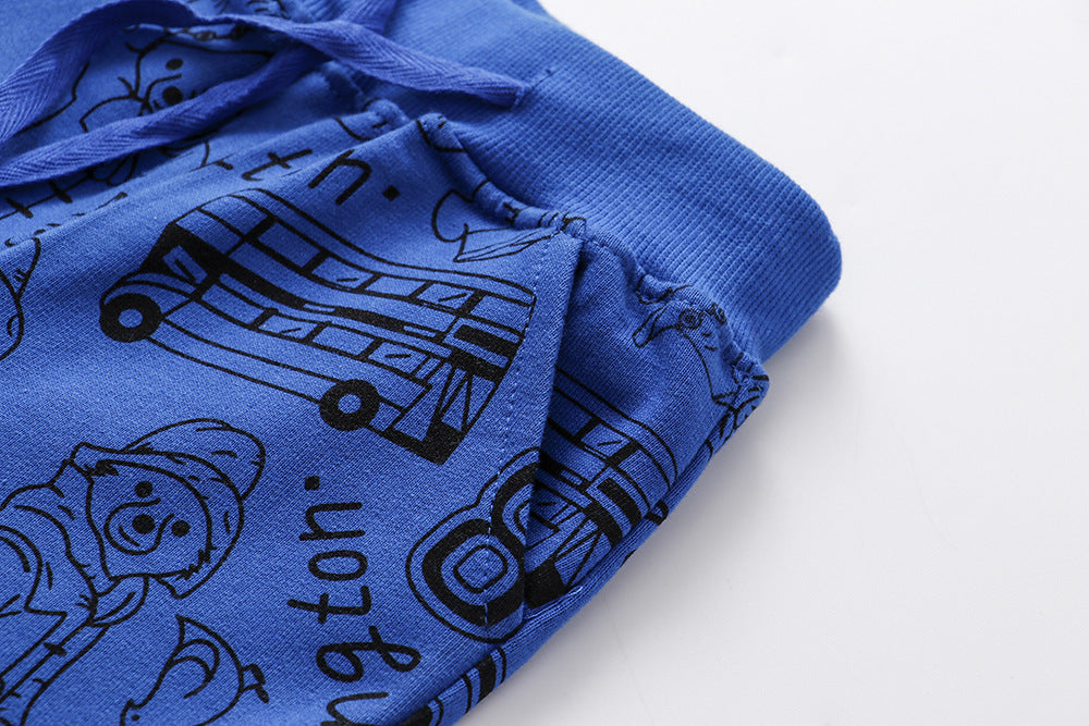[357133] - Bawahan Anak / Celana Jogger Anak - Motif City Bear
