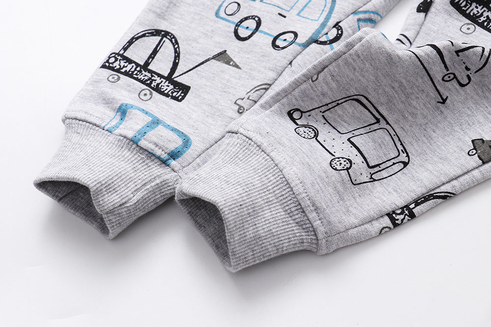 [357179] - Bawahan Anak / Celana Jogger Anak - Motif Gray Cars