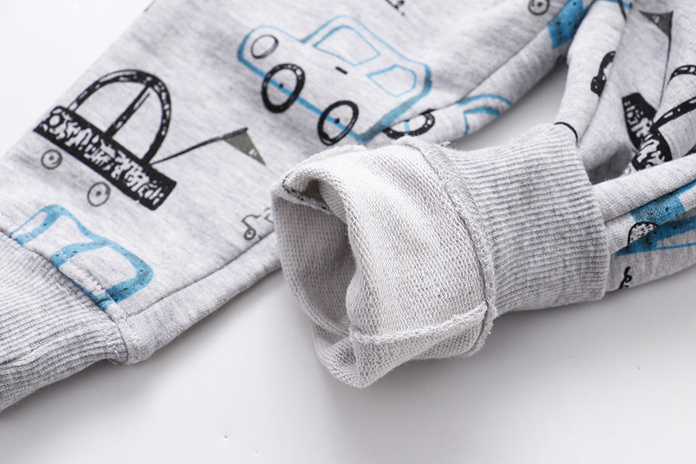 [357179] - Bawahan Anak / Celana Jogger Anak - Motif Gray Cars