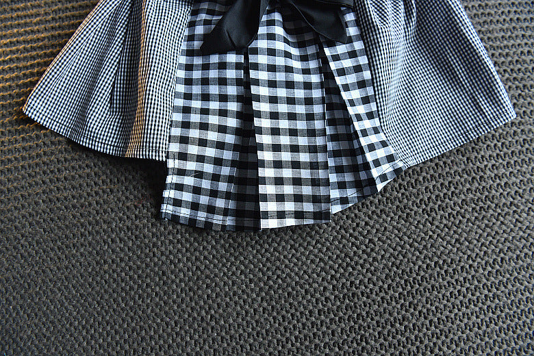 [363244] - Baju Setelan Fashion Trend Anak Perempuan - Motif Tartan Love