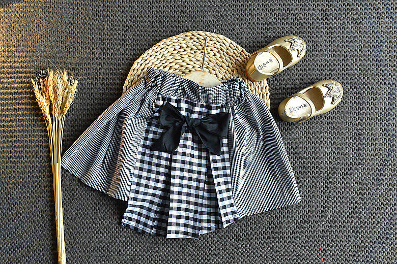 [363244] - Baju Setelan Fashion Trend Anak Perempuan - Motif Tartan Love
