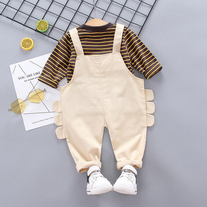 [368351] - Setelan Overall Fashion Anak Import  - Motif Cute Bee