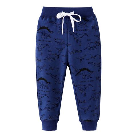 [357145] - Bawahan Anak / Celana Jogger Anak - Motif Ancient Blue Species