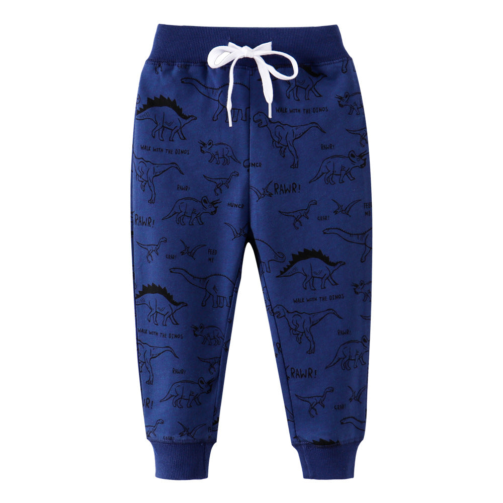 [357145] - Bawahan Anak / Celana Jogger Anak - Motif Ancient Blue Species