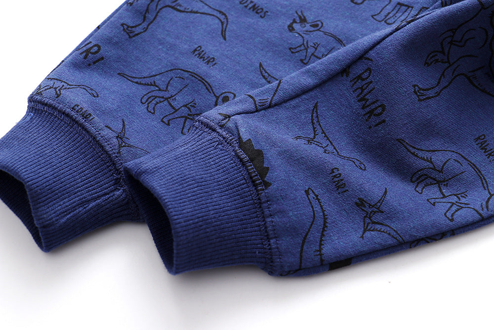 [357145] - Bawahan Anak / Celana Jogger Anak - Motif Ancient Blue Species