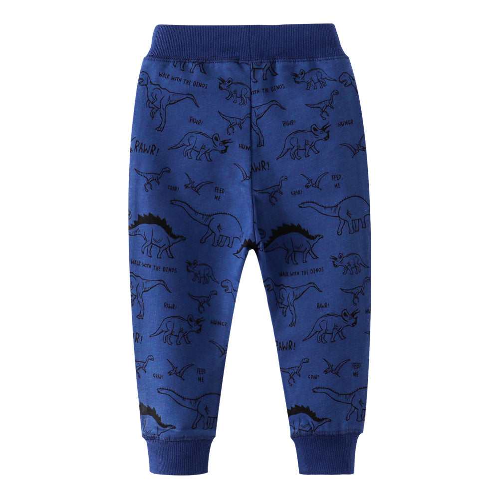 [357145] - Bawahan Anak / Celana Jogger Anak - Motif Ancient Blue Species