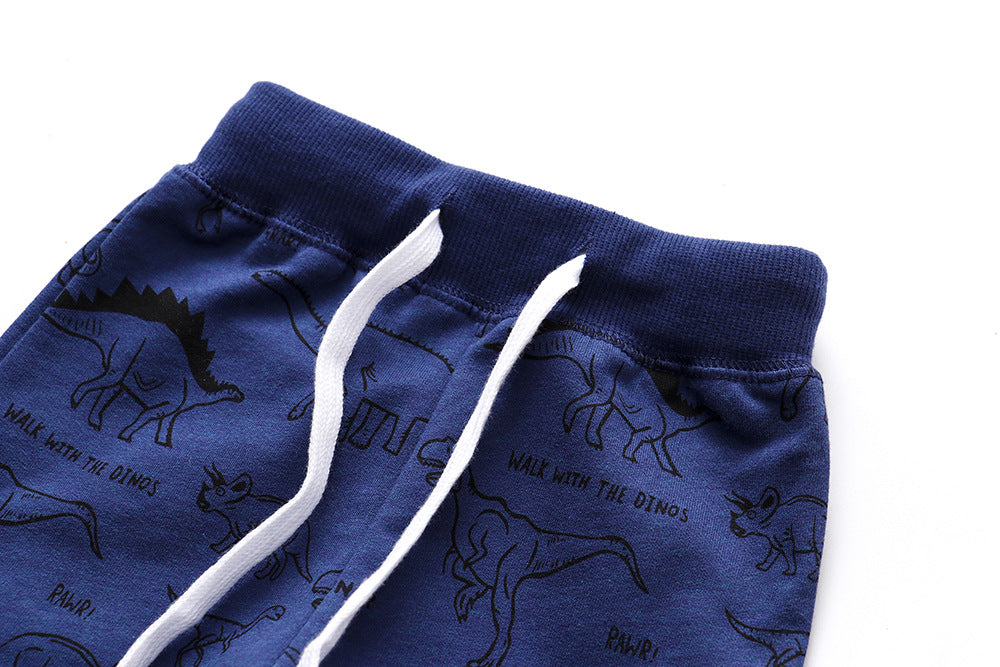 [357145] - Bawahan Anak / Celana Jogger Anak - Motif Ancient Blue Species