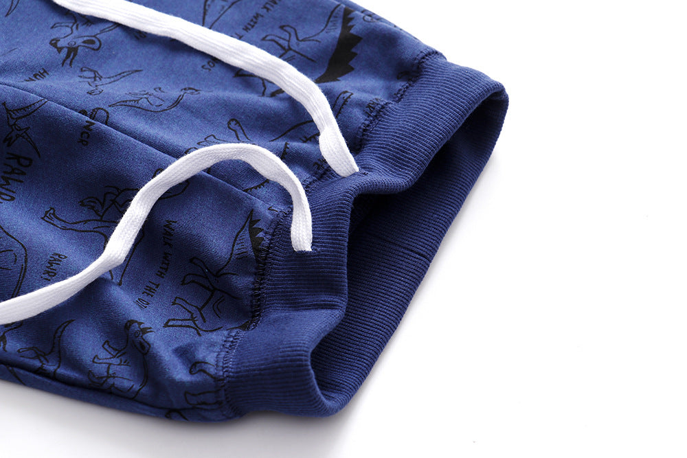 [357145] - Bawahan Anak / Celana Jogger Anak - Motif Ancient Blue Species