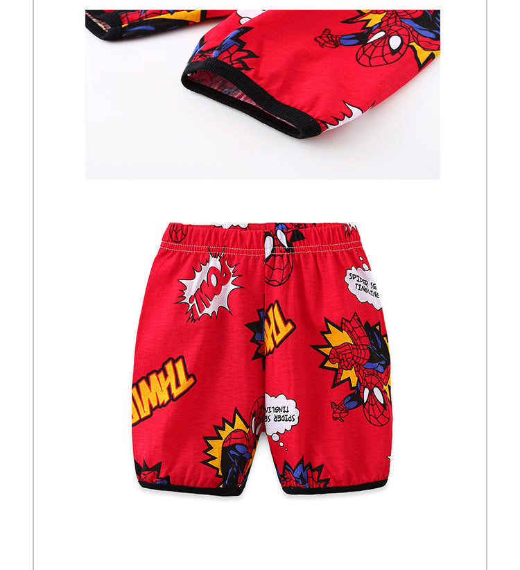 [354487] - Baju Setelan Street Wear Anak - Motif Thomas Cartoon