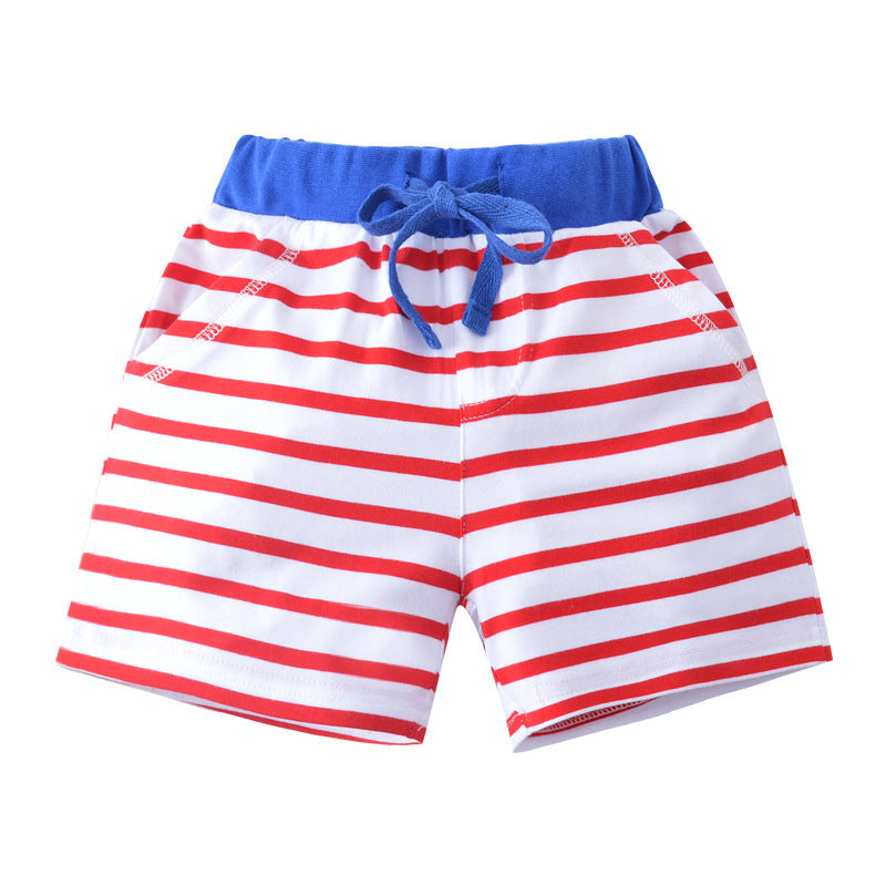 [357155] - Celana Training Anak  / Celana Santai Anak - Motif Red and White Lines